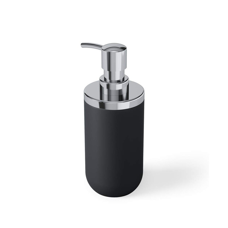 umbra 21008027152 Shampoo Dispenser, Black, W2.8 x 3.9 x 7.1