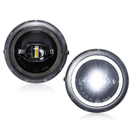 LUDARM LED Fog With DRL Light Compatible with 2005-211 Tacoma 2007-2013 Tundra 2008-2015 Sequoia 2004-2006 Solara Front Bumper Fog Lights Daytime Running Light 2PCS Clear Lens