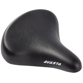 AVASTA Children's Bicycle Saddle Replacement, Popular and Cute Floral Pattern, Waterproof, Thick, Soft Saddle with Spring, Does Not Hurt Your Butt, Mounting Diameter: Approx. 1.0 inches (25.4 mm), For