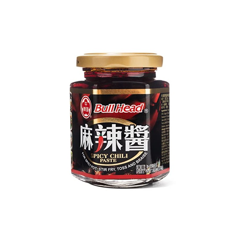 [Pack of 1][Product of Taiwan] Bullhead Brand Spicy Mala Chili
