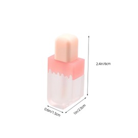 OHPHCALL 10pcs Refillable Lip Oil Tubes Transparent Lip Gloss Bottles for Travel for Balm Liquid Eye Shadow and Cosmetics Lightweight Portable Makeup Containers for Women