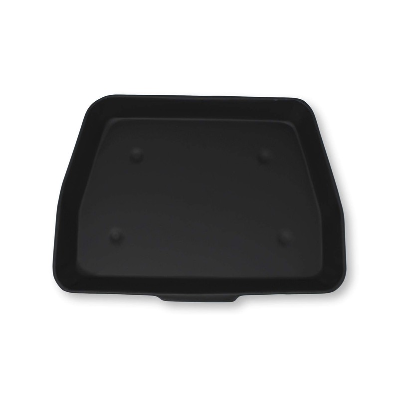 Black Metal Ash Pan - 33cm Wide (13") with Lightweight