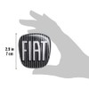 Fiat Grande Punto Logo 3D Sticker Rear Black 71x65mm 14186E