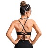 CRZ YOGA Women's Bikini Top Lace Up Swimsuits Crisscross Bathing
