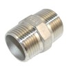 Megairon 1" x 1" NPT Male Threaded Hex Nipple,Stainless Steel