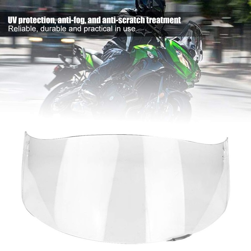 1 x Helmet Lens Visor, Motorcycle Wind Protection Helmet Lens