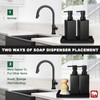 GMISUN Kitchen Soap Dispenser Set, Hand and Dish Soap Dispensers,