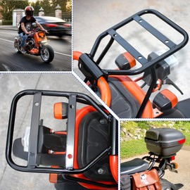 XIDAODIT Motorcycle Luggage Rack Rear Storage Tour Pack Mount for Honda Zoomer Ruckus NPS50