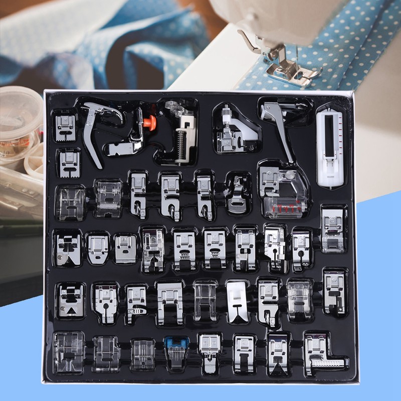 42 Pcs/set Multifunction Sewing Machine Parts Braiding Blind Stitch Darning