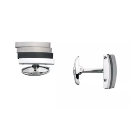 DOLAN BULLOCK troy Titanium  & 18k cufflink NCL015000 USA MADE SAVE BIG $250