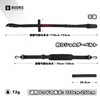 Booms Fishing RS7 Rod Bag with Shoulder Belt, Tip Cover,