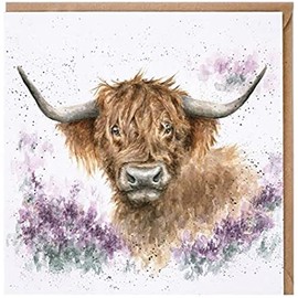 Wrendale Designs - 'Highland Heathers' Card