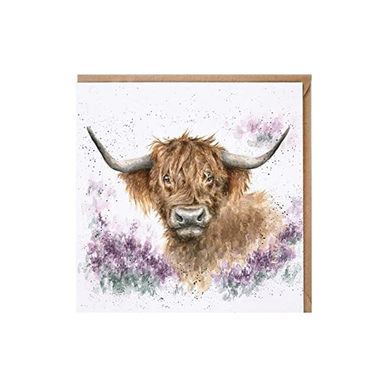 Wrendale Designs - 'Highland Heathers' Card