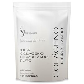 Miguel Soto Colágeno Hidrolizado Polvo Puro 100 Porciones Tipo Iii Sabor