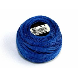 DMC Cotton Perle Thread Size 8 517 - per 10 Gram Ball