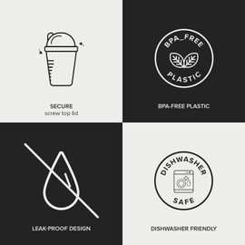 Bulk Classic Shaker Bottle, Jet Black, 750 ml