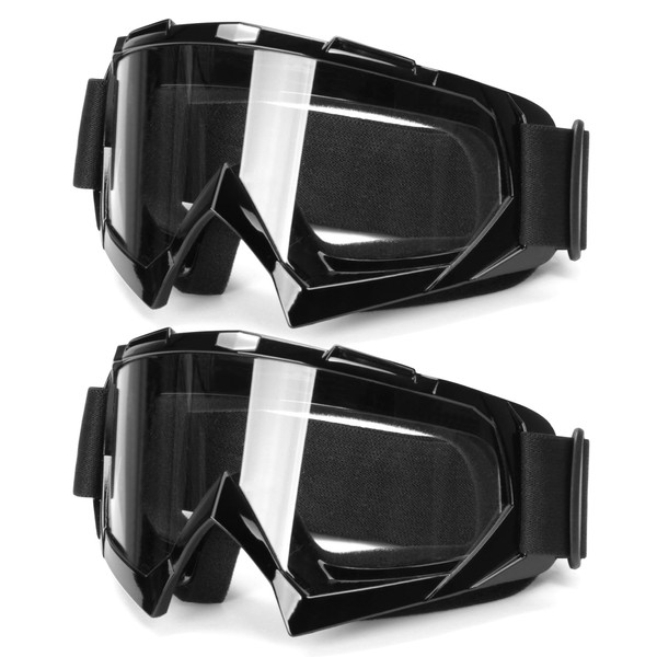JAGASOL ATV Googles, Dirt Bike Goggles for Men Women, UV