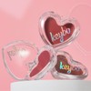 KEYBO Heart Keyring Lip & Cheek 1color, Color:01 -5°C Red