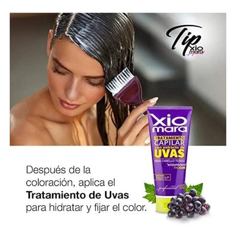 Tratamiento Uvas Para Cabello Teñido Y Procesado 200grs