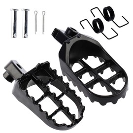 YOFMOO Foot Pegs Rest Footrest Footpegs for XR50 XR50R XR70 XR70R XR80 XR80R XR100 XR100R CRF50 CRF50F CRF70 CRF70F CRF80 KLX110 Motocross 50cc 70cc 90cc 110cc 125cc Dirt Bike TaoTao Jonway Aluminium