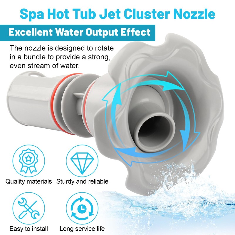 XT P07586 Hot Tub Jet Cluster Nozzle, for Lay-Z-SPA Inflatable