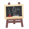 10Pcs Miniature Small Blackboard Easel Realistic Lovely Dollhouse Small Chalkboards