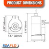 SEAFLO 12V 4.22 GPM (16 LPM) Low Voltage Submersible Galley