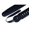 Levy's M4?BLK 3.5-inch Leather Bass Guitar Strap ? Black
