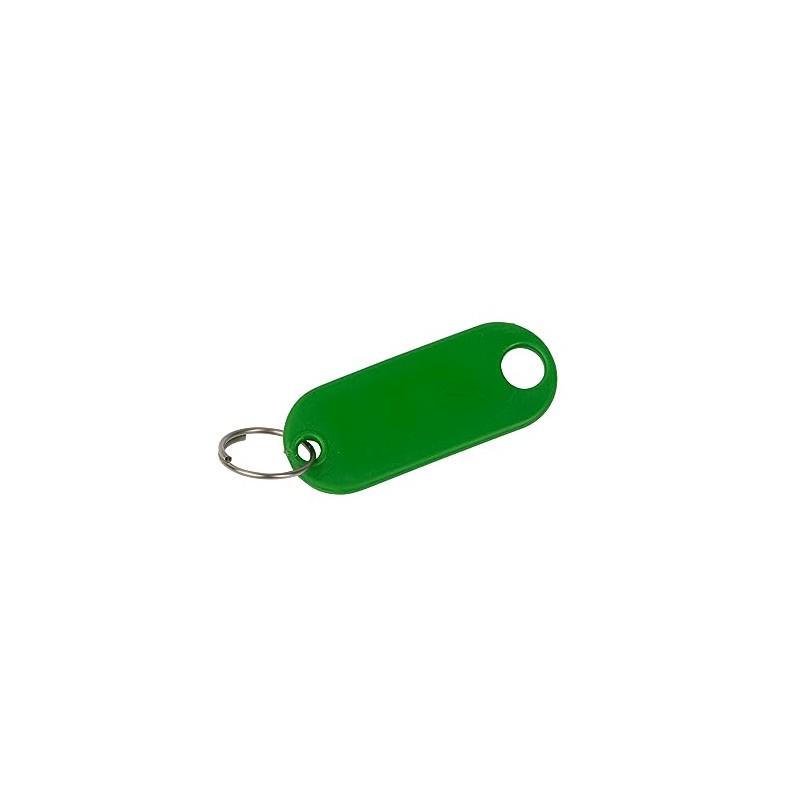 WEDO 262811804 Key Fobs for Labelling, Green, Pack of 100,