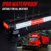 LRTER 34inch 166 LED Emergency Rooftop Strobe Lights Bar Flashing