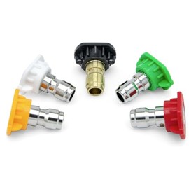 Sevensool 4500 PSI Pressure Washer Nozzles 80146, Fit for Simpson Pressure Washers 1/4-Inch Quick Connect 5pcs