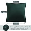 PiccoCasa Decorative Velvet Throw Pillow Covers Pack of 2, Square