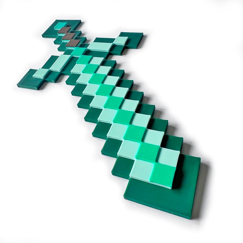 KAJAWIS 3D Sticker Sword Diamond - Wall Decoration or Door