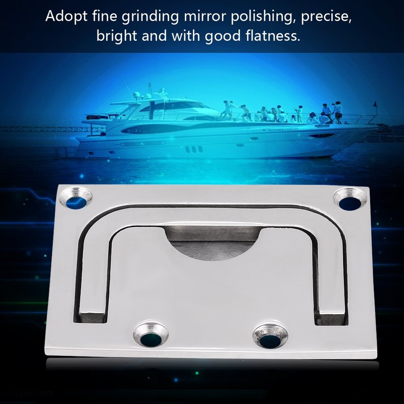 Keenso Boat Flush Hatch Locker, Stainless Steel Boat Recessed Hatch