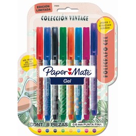 PAPER MATE Bolígrafos de Gel 8CT Vintage