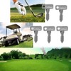 FCOUIID Golf Cart Key Replacement Ignition Keys for Club Car