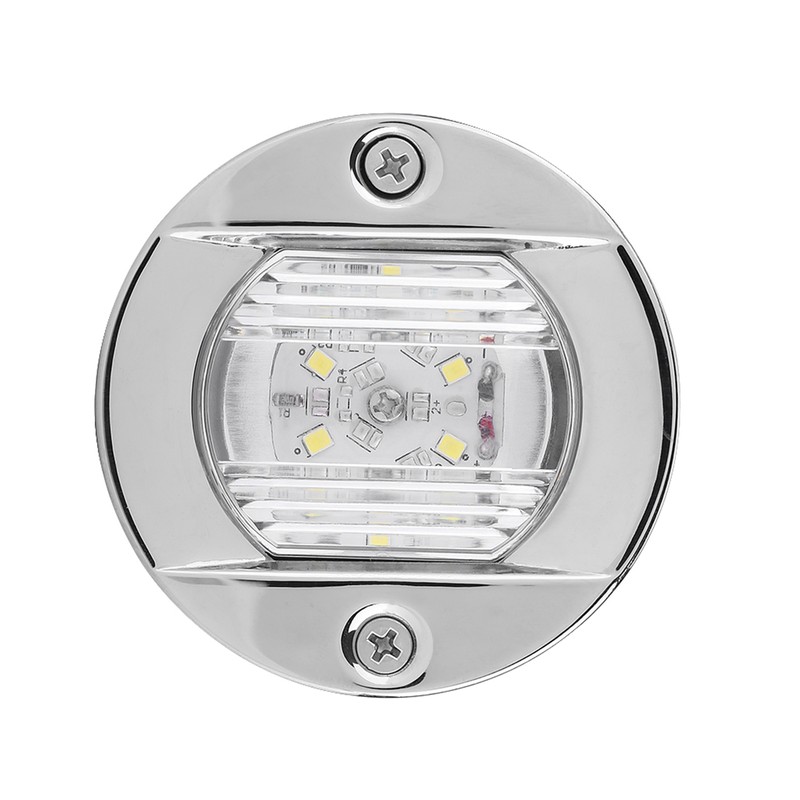 12V Marine Boat Transom White LED Stainless Steel Waterproof Anchor
