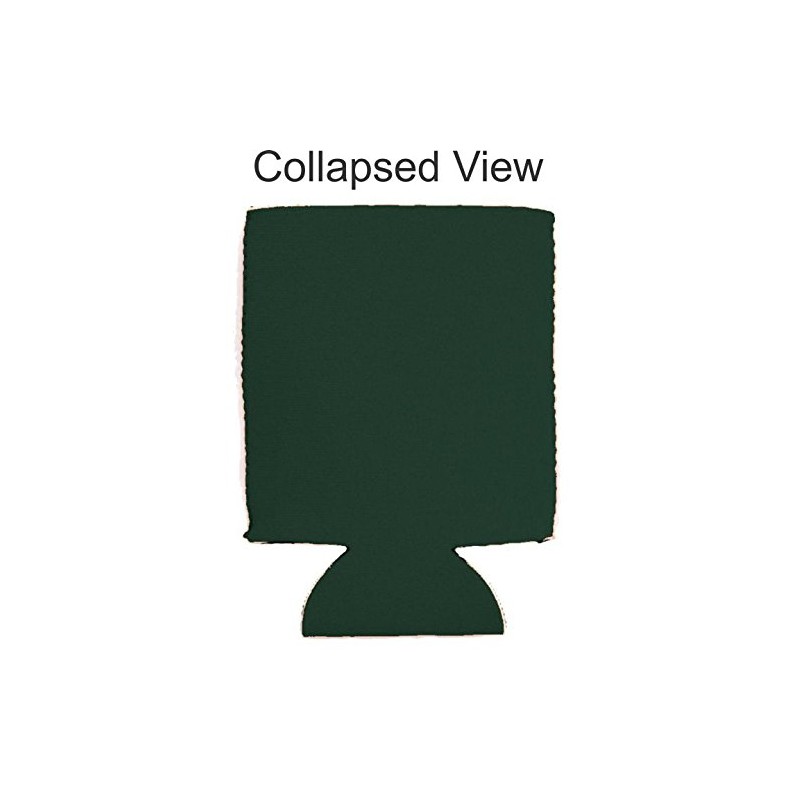 Fantasy Football Commish Collapsible Can Coolie Hunter Green