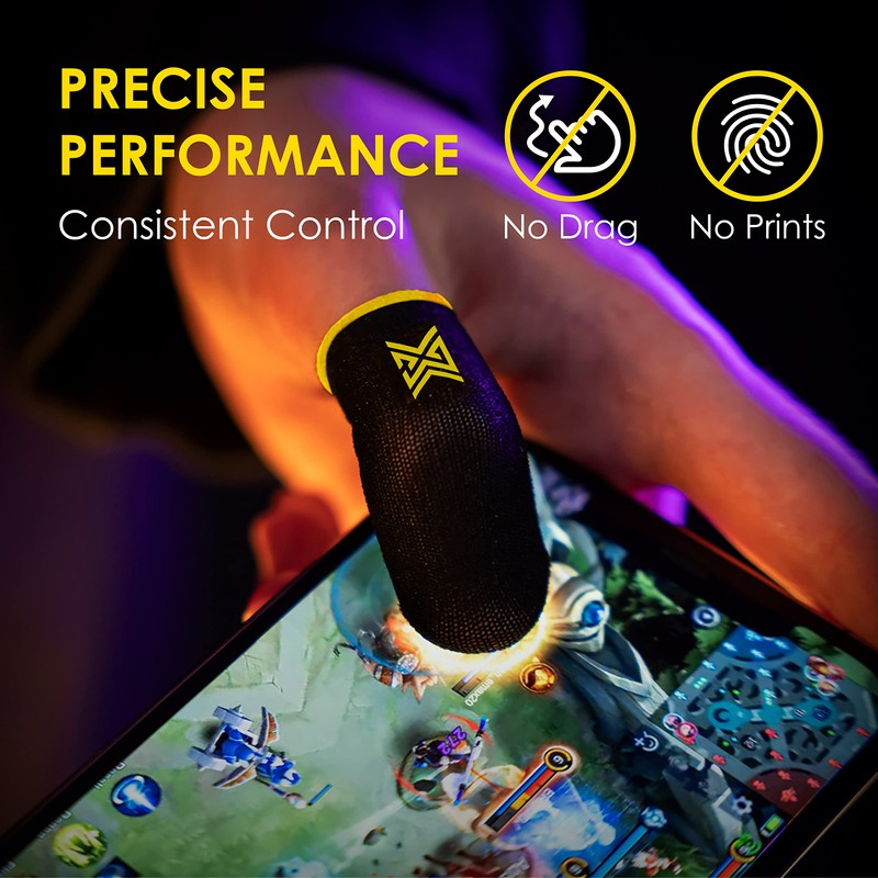 6 Pack Mobile Gaming Corps ClawSocks Phone Gaming Finger Sleeves