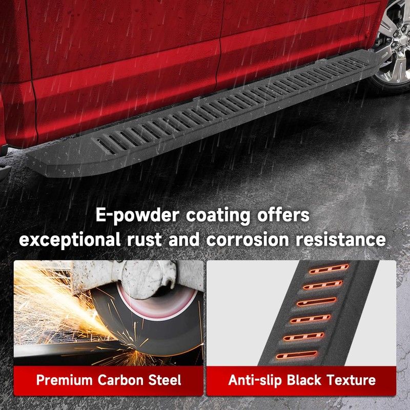 ROADGIVE Running Boards Side Steps Compatible with 2005-2023 Tacoma Crew