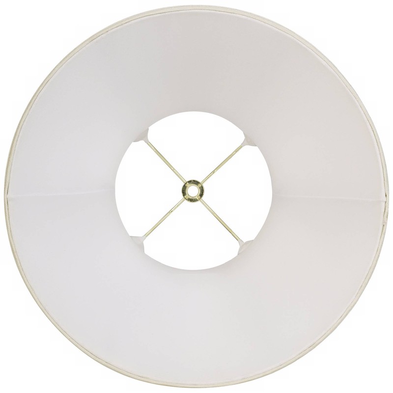 Creme Large Bell Lamp Shade 7" Top x 14" Bottom