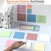 1000 Sheets Transparent Sticky Notes, MEIGAONE 10 Pack Clear Sticky