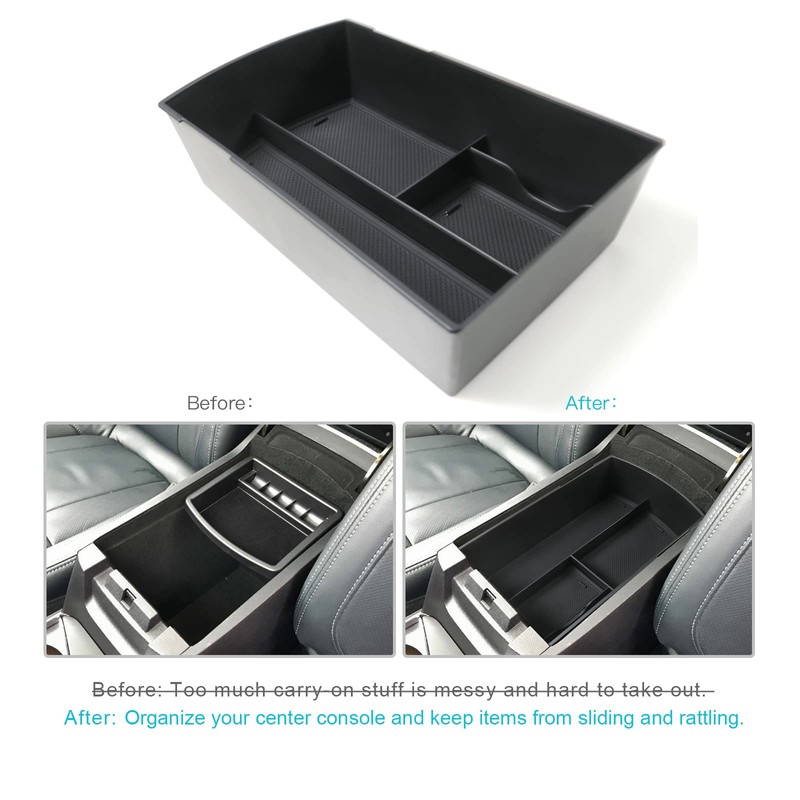 CDEFG for 2025 Ascent Center Console Organizer Tray for 2019-2024