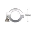 QiiMii KF-50 Aluminium Wing Nut Hinge Clamp with FKM Viton