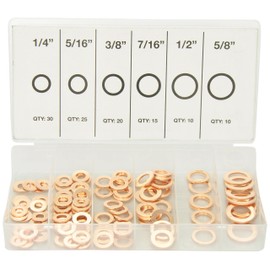 ATD Tools 359 100-Piece Copper Washer Assortment