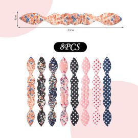 8 Pieces Cute Hair Accessories, Hairstyle Tools, Hairstyle Accessories from Girls, Bun Maker, Hairstyle Accessories