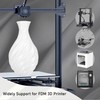 MIKA3D Silk Shiny White PLA Filament, 1KG 2.2Lbs 3D Printing