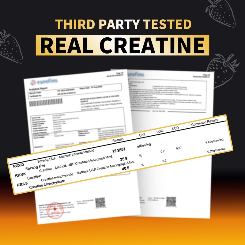 Nutravita NSF Certified Creatine Gummy - Creatine Monohydrate Gummies for