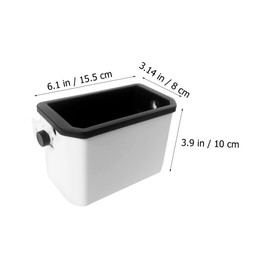 BESPORTBLE Aquarium Fish Tank Filter Hanging Filter Water Change Filter White Filter Strainer Aquatainer Submersible Fish Tank Fish Tank Plant Filter Fish Tank Filter Plastic Black