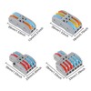 65PCS Lever Wire Connectors, 2 in 2 Out/2 in 4